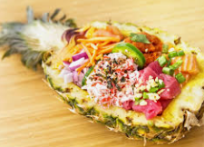 Poke Coco in Pineapple